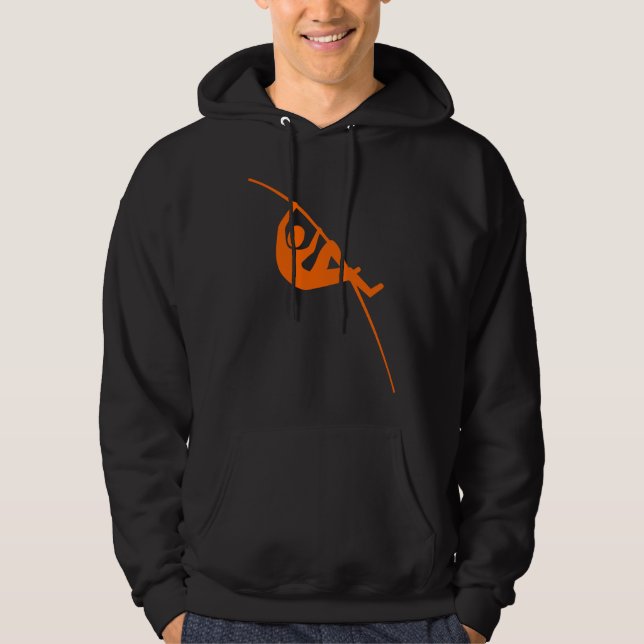 Pole som välver - orange sweatshirt (Framsida)