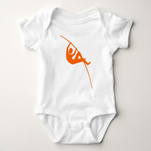 Pole som välver - orange t-shirt (Framsida)