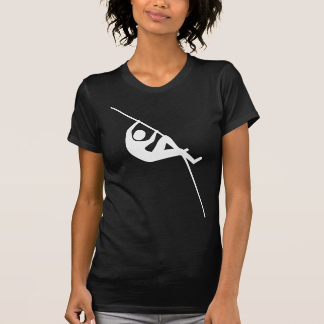 Pole som välver - vit t-shirt (Framsida)