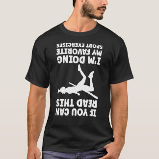 Pole-valv om du kan läsa den här pole-vaulten t shirt
