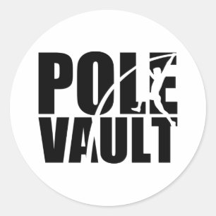 Pole-valv Runt Klistermärke