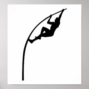Pole vault ATlectics Poster