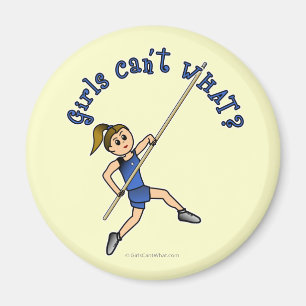 Pole Vault - blå (ljusa) Magnet