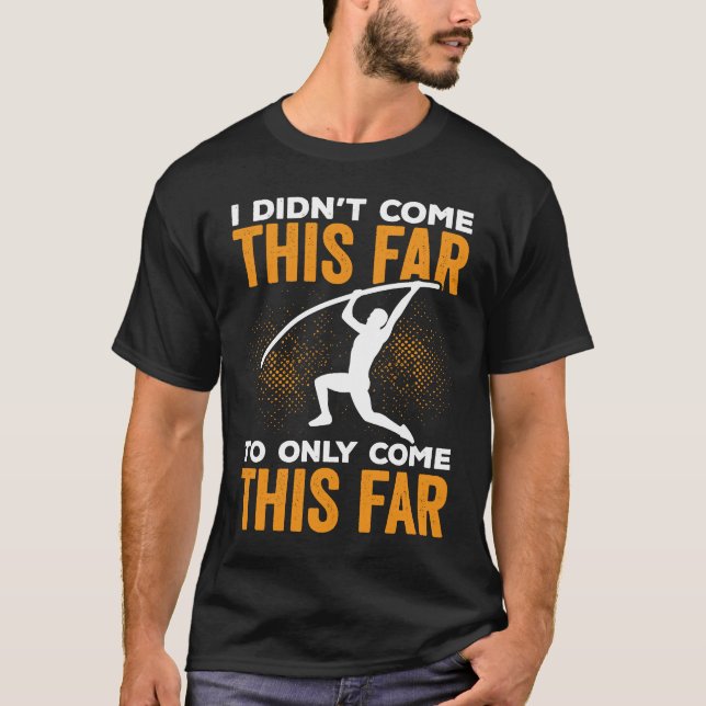 Pole Vault for Athletics Pub High Jumper Track and T Shirt (Framsida)