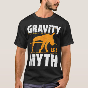 Pole Vault for Athletics Pub High Jumper Track and T Shirt