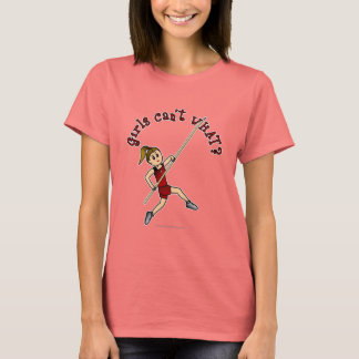 Pole Vault - röd (lätt) T-shirt