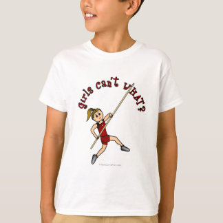 Pole Vault - rött (ljusa) Tee