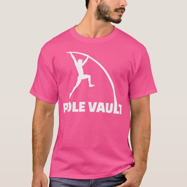 Pole Vault T Shirt (Framsida)