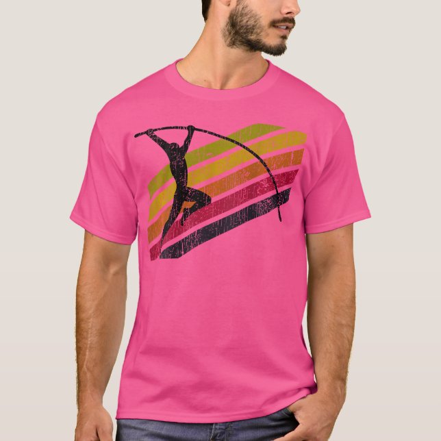 Pole Vault Tshirt - Roligt Pole Vaulting Shirt for T (Framsida)
