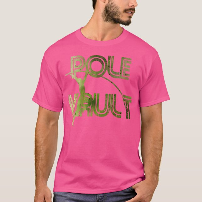 Pole Vault Tshirt - Roligt Pole Vaulting Shirt for T (Framsida)