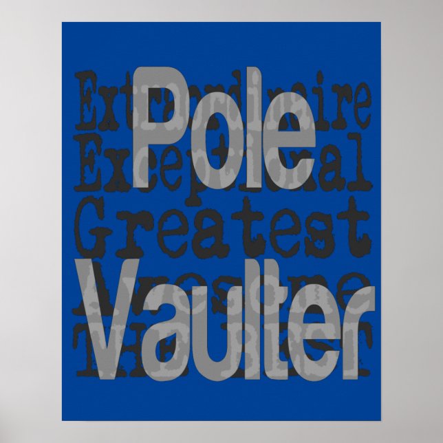 Pole Vaulter Extraordinaire Poster (Framsidan)