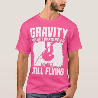 Pole Vaulter Training Track Fält Spike Pole Vau T Shirt