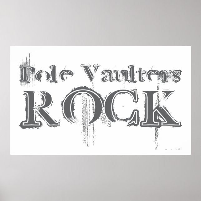 Pole Vaulters Sten Poster (Framsidan)