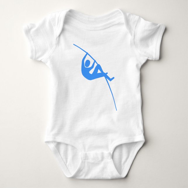 Pole Vaulting - Baby blue T-shirt (Framsida)