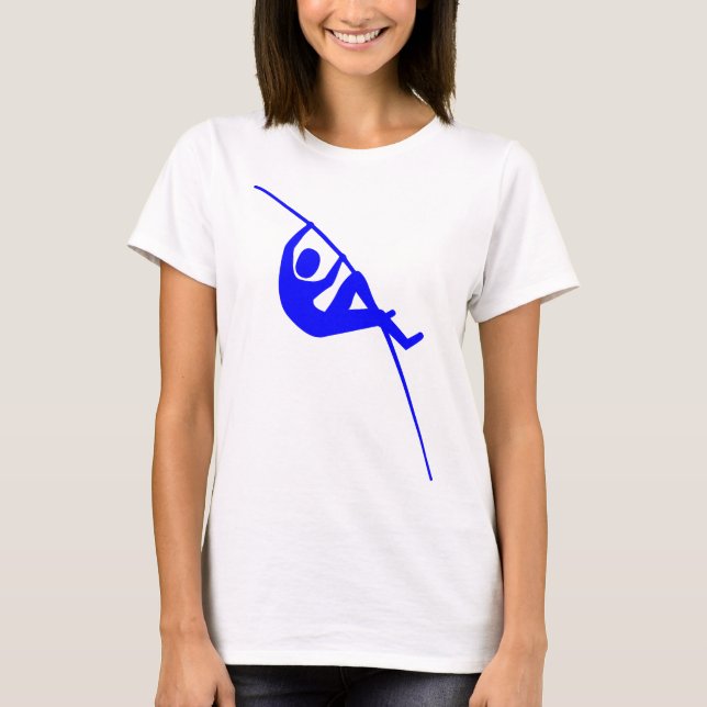 Pole Vaulting - Blue T-shirt (Framsida)