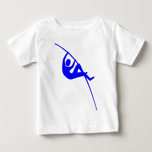 Pole Vaulting - Blue T Shirt (Framsida)