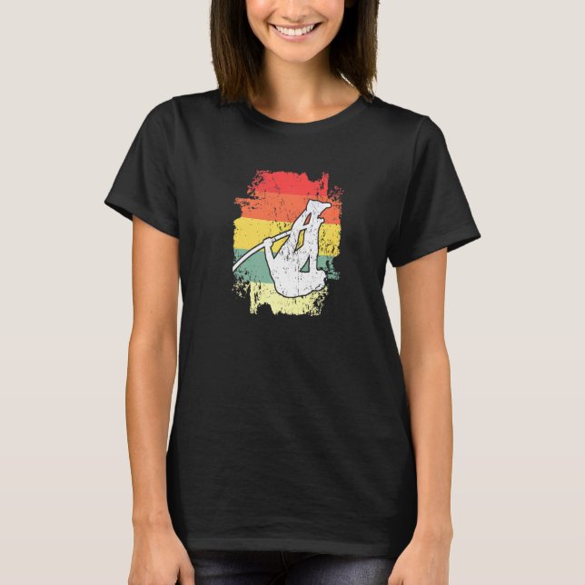 Pole Vaulting Design for a pole Vaulter Pole Vault T Shirt (Framsida)