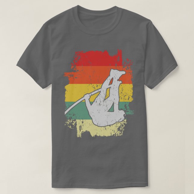 Pole Vaulting Design for a Pole Vaulter T Shirt (Design framsida)