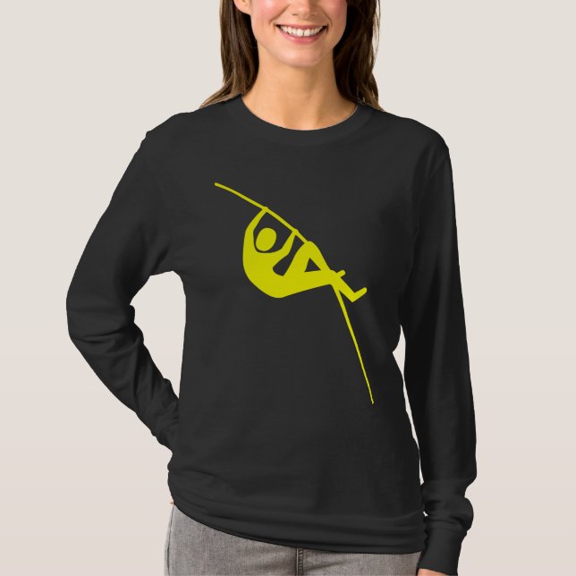 Pole Vaulting - Gult Tee (Framsida)
