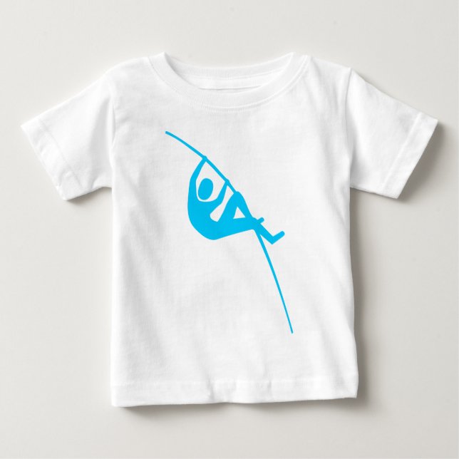 Pole Vaulting - Himlar Blue T-shirt (Framsida)