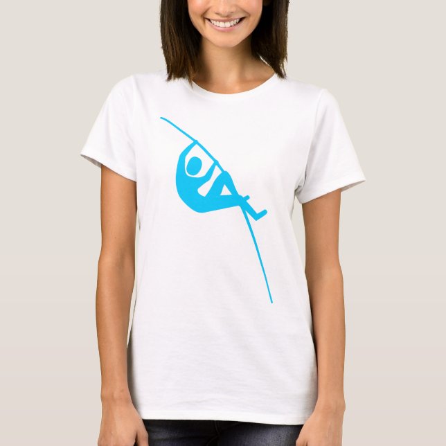 Pole Vaulting - Himlar Blue Tee (Framsida)