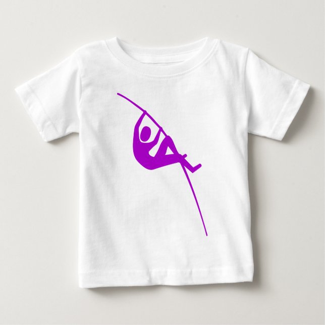 Pole Vaulting - Lila Tee Shirt (Framsida)