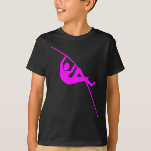 Pole Vaulting - Magenta T-shirt