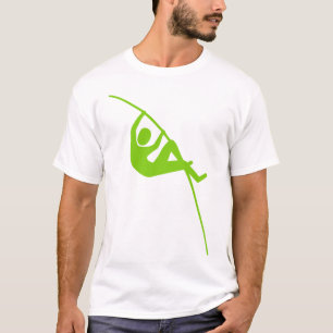 Pole Vaulting - Martian Grönt Tee