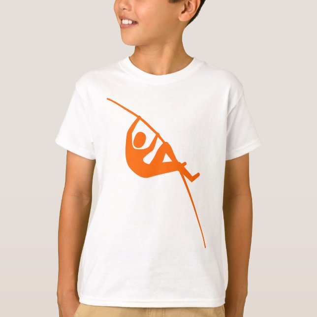 Pole Vaulting - Orange T-shirt (Framsida)