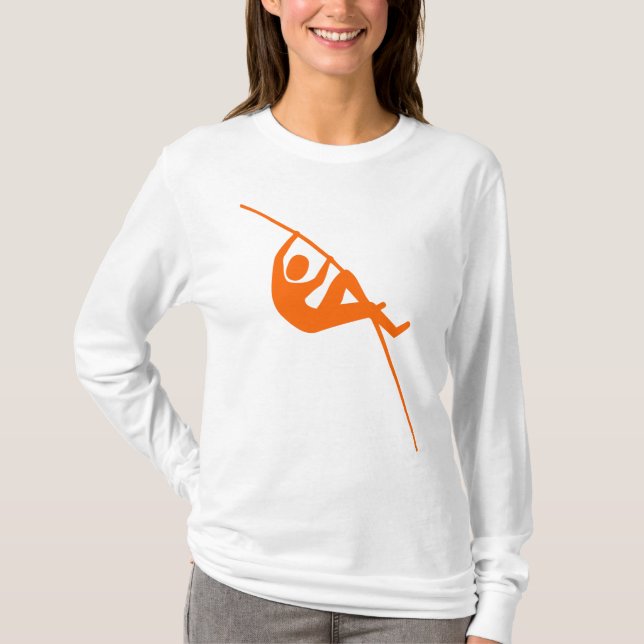 Pole Vaulting - Orange Tee (Framsida)