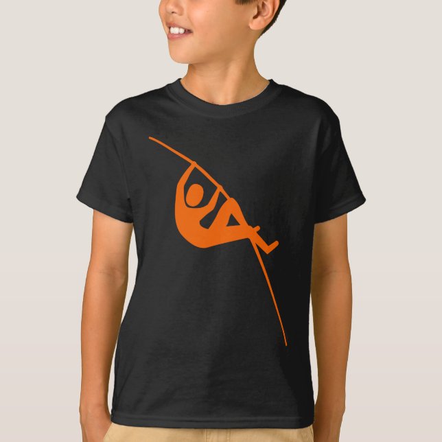 Pole Vaulting - Orange Tee (Framsida)