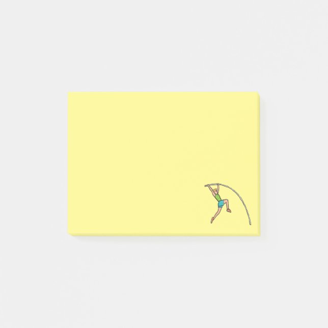 Pole Vaulting Post-it Block (Framsida)