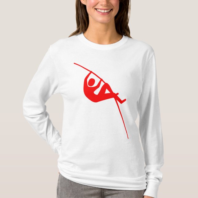 Pole Vaulting - Red T-shirt (Framsida)