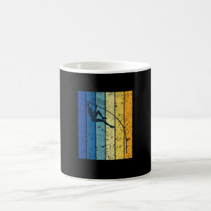 Pole Vaulting Retro Kaffemugg