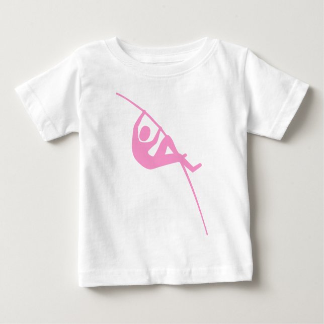 Pole Vaulting - Rosa T Shirt (Framsida)