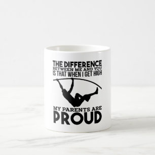 Pole Vaulting Sport Kaffemugg