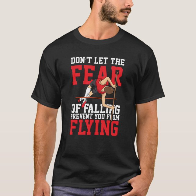 Pole Vaulting Sport T Shirt (Framsida)