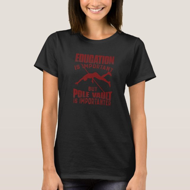 Pole Vaulting T Shirt (Framsida)