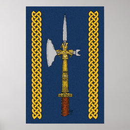 Poleaxe från Edward IV Poster