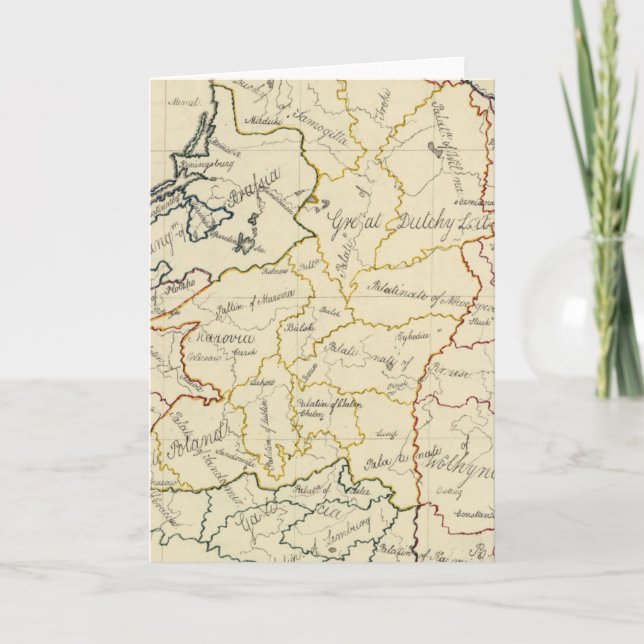 Polen 4 helgkort (Framsida)