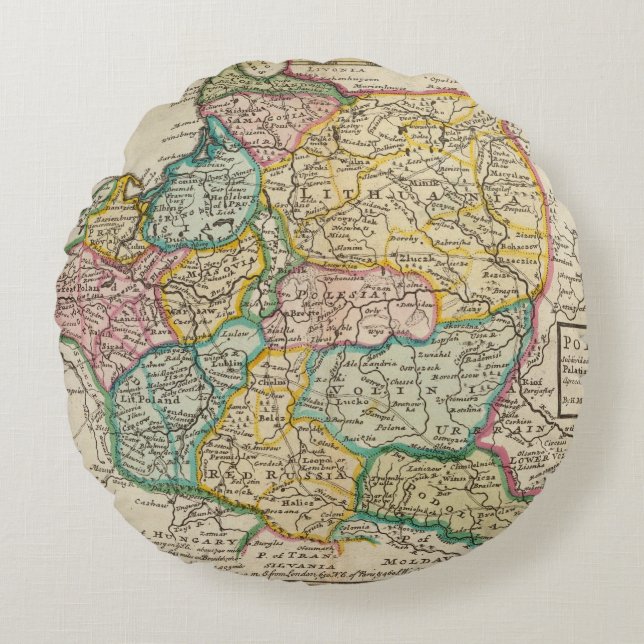 Polen 6 2 rund kudde (Framsidan)