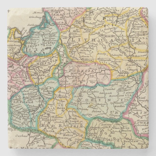 Polen 6 2 underlägg sten (Framsidan)