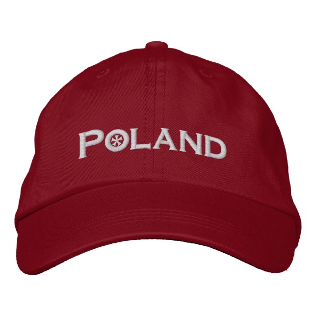Polen Broderad Keps (Framsida)