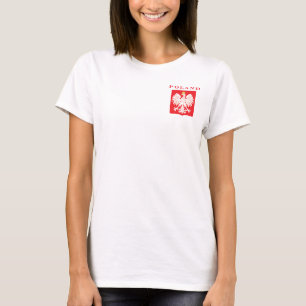 Polen Eagle Red Shield T Shirt