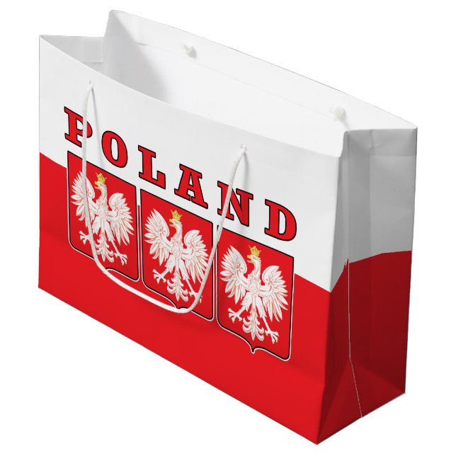 Polen Eagle Shields (Framsidan Vinklad)