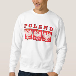 Polen Eagle Shields Lång Ärmad Tröja