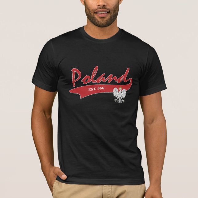 Polen Est. 966 Tee Shirt (Framsida)