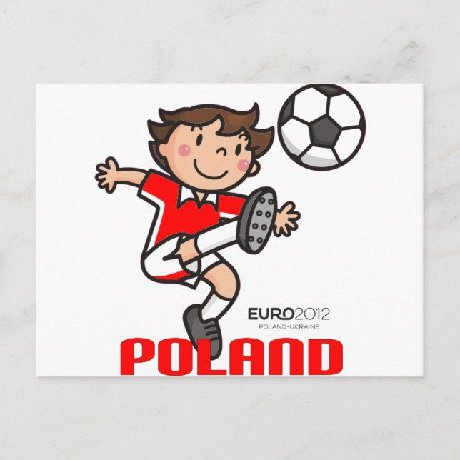 Polen - Euro 2012 Vykort (Framsida)