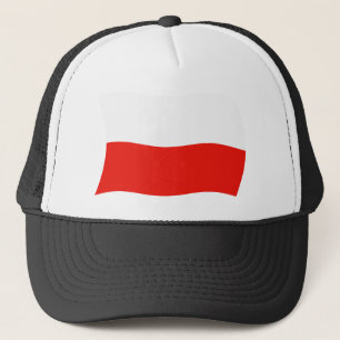 Polen Flagg Hatt Truckerkeps