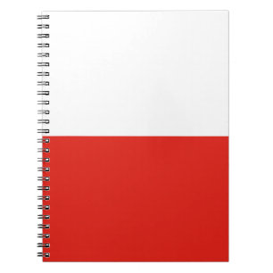 Polen flagga anteckningsbok